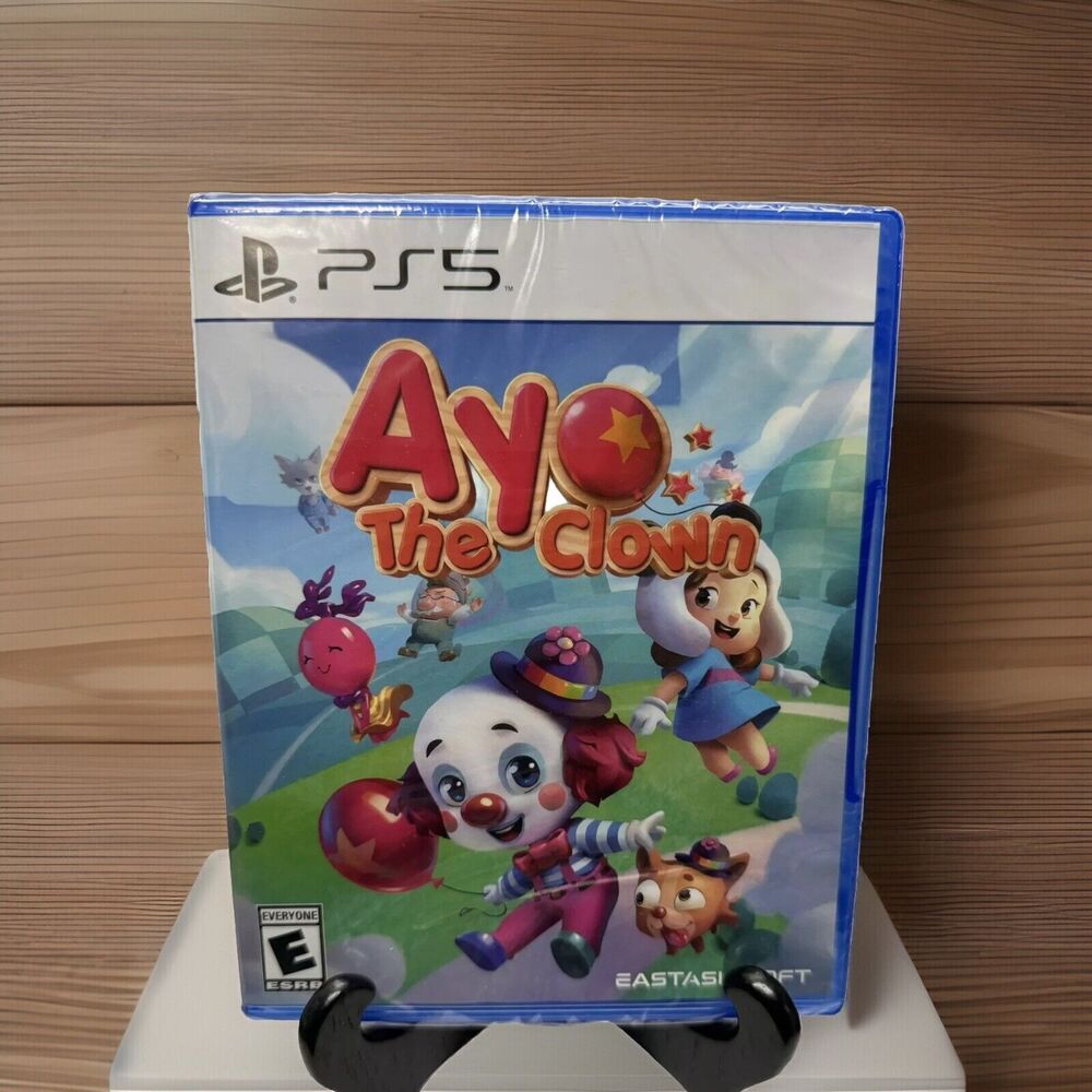 Ayo The Clown PS5 Video Game Sony PlayStation 5 New Sealed E Eastasiasoft LRG
